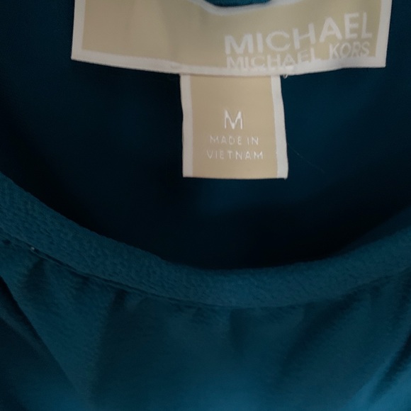 Blue MICHAEL KORS flounce top Medium - Picture 4 of 5